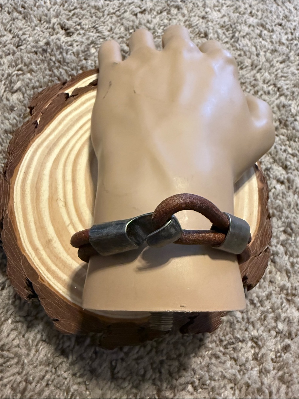 Leather bracelet